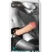 Вибратор Sexxbian 8inch Vibrating Dong Harness с креплением на поясе кольцом, цвет: телесный - 20,5 см