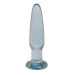 Анальная пробка Unisex Uni Plug, цвет: голубой - 11 см