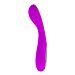 Силиконовый перезаряжаемый вибромассажер Baile Pretty Love Nigel, цвет: лиловый - 17,5 см