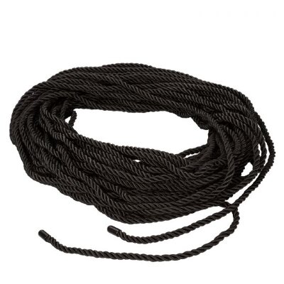 Веревка для шибари BDSM Rope - 30 м., цвет: черный