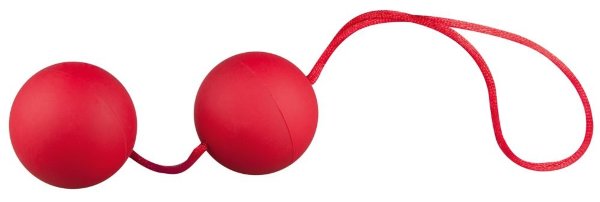 Вагинальные шарики Velvet Red Balls, цвет: красный