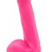 Фаллоимитатор Happy Dicks Dildo 6 inch Balls - 15,2 см, цвет: розовый