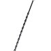 Длинный уретральный плаг-косичка TOYFA Metal, цвет: серебристый - 15,7 см