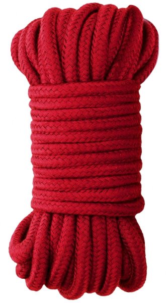 Веревка для бондажа Japanese Rope - 10 м., цвет: красный