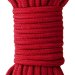 Веревка для бондажа Japanese Rope - 10 м., цвет: красный