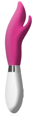 Перезаряжаемый вибратор-кролик Athos - 22 см, цвет: розовый