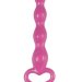 Анальная цепочка Clover Anal Rod, цвет: розовый - 18 см