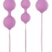 Набор вагинальных шариков Luxe O Weighted Kegel Balls, цвет: розовый