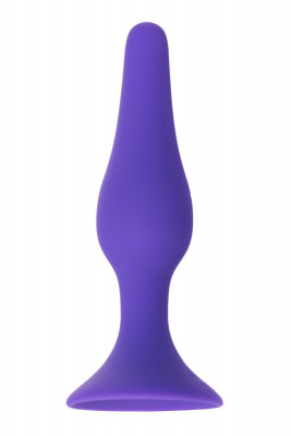 Анальная втулка Toyfa A-toys, цвет: фиолетовый - 11,3 см