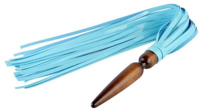 Лаковая плеть Комета - 60 см, цвет: голубой