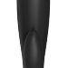 Вибромассажер с клиторальным отростком THRILLING STARSHIP - 21,8 см, цвет: черный