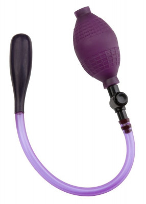 Анальный фаллоимитатор Bad Kitty Anal Balloon с вакуумным расширением, цвет: фиолетовый