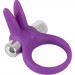 Эрекционное кольцо Sweet Smile Rabbit с вибрацией, цвет: фиолетовый