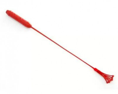 Стек с ручкой-фаллосом, цвет: красный - 62 см