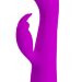 Вибромассажер-кролик Rachel с имитацией оральных ласк - 19,9 см, цвет: лиловый