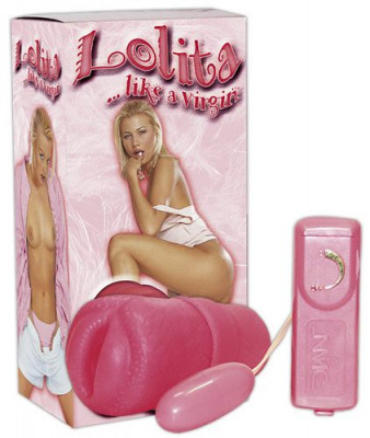 Мастурбатор Lolita Like a Virgin с виброэлементом, цвет: розовый