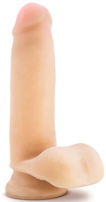 Фаллоимитатор 7 inch Sensa Feel Dildo - 17,8 см, цвет: телесный