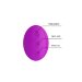 Вибратор Douglas с клиторальным отростком и функцией расширения, цвет: лиловый - 25 см