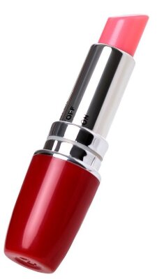 Мини-вибратор в форме губной помады Lipstick Vibe, цвет: красный