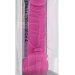 Вибратор с лепестками у основания PURRFECT SILICONE CLASSIC 7INCH PINK - 18 см, цвет: розовый