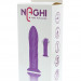 Вибратор-ротатор Naghi No.24 Rechargeable Vibrator, цвет: фиолетовый - 17,5 см