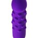 Вибратор с шишечками, цвет: фиолетовый - 17 см