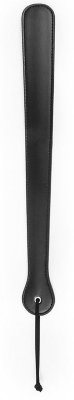 Гладкая классическая шлепалка с ручкой - 48 см, цвет: черный