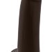 Гладкий фаллоимитатор на присоске с мошонкой Smooth 5 Inch Dildo - 17 см, цвет: коричневый