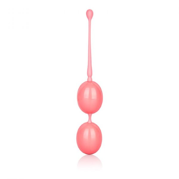 Вагинальные шарики Weighted Kegel Balls, цвет: розовый