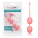 Вагинальные шарики Weighted Kegel Balls, цвет: розовый