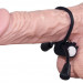 Эрекционное кольцо-утяжка Silicone Cock Ring с вибропулькой