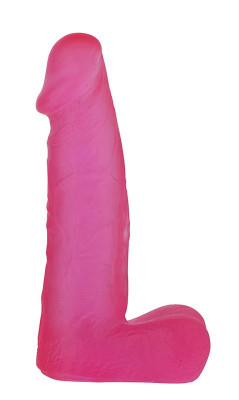 Фаллоимитатор XSKIN 6 PVC DONG, цвет: розовый - 15 см (20593)