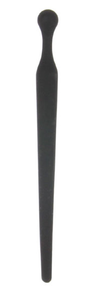 Уретральный стимулятор из силикона, цвет: черный