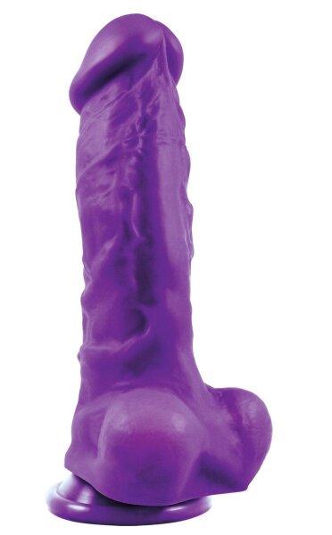 Фаллоимитатор Pleasures Thick 5 Dildo, цвет: фиолетовый - 18,3 см