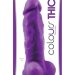 Фаллоимитатор Pleasures Thick 5 Dildo, цвет: фиолетовый - 18,3 см