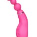Вибратор Barbara с вращением - 13,9 см, цвет: розовый