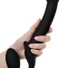 Безремневой страпон Silicone Bendable Strap-On M, цвет: черный