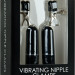 Клипсы на соски Vibrating Nipple Clamps с вибрацией, цвет: черный