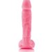 Фаллоимитатор Firefly 5 Pleasures Dildo, светящийся в темноте, цвет: розовый - 17 см
