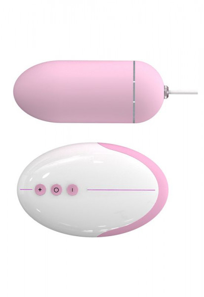 Виброяйцо Remote Control Egg с пультом ДУ, цвет: розовый