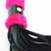 Нежная плеть с розовым мехом BDSM Light - 43 см