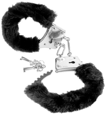 Меховые наручники Pipedream Beginner's Furry Cuffs, цвет: черный