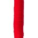 Текстильная веревка для бондажа - 1 м., цвет: красный