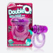 Виброкольцо DoubleO 6 со стимулятором клитора, цвет: фиолетовый