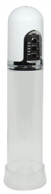 Вакуумная автоматическая помпа с прозрачной колбой, цвет: белый