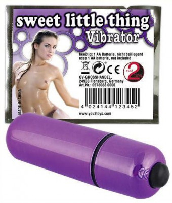 Вибропуля Sweet Little Thing, цвет: фиолетовый - 7 см