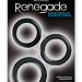 Набор из 3 чёрных эрекционных колец Renegade Diversity Rings Black