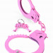 Металлические наручники Pipedream Designer Cuffs, цвет: розовый