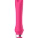 Вибратор с рожками Pedicel - 17,8 см, цвет: розовый