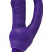 Анально-вагинальный вибратор Double Pleasure Vibe с выносным блоком управления, цвет: фиолетовый - 16 см